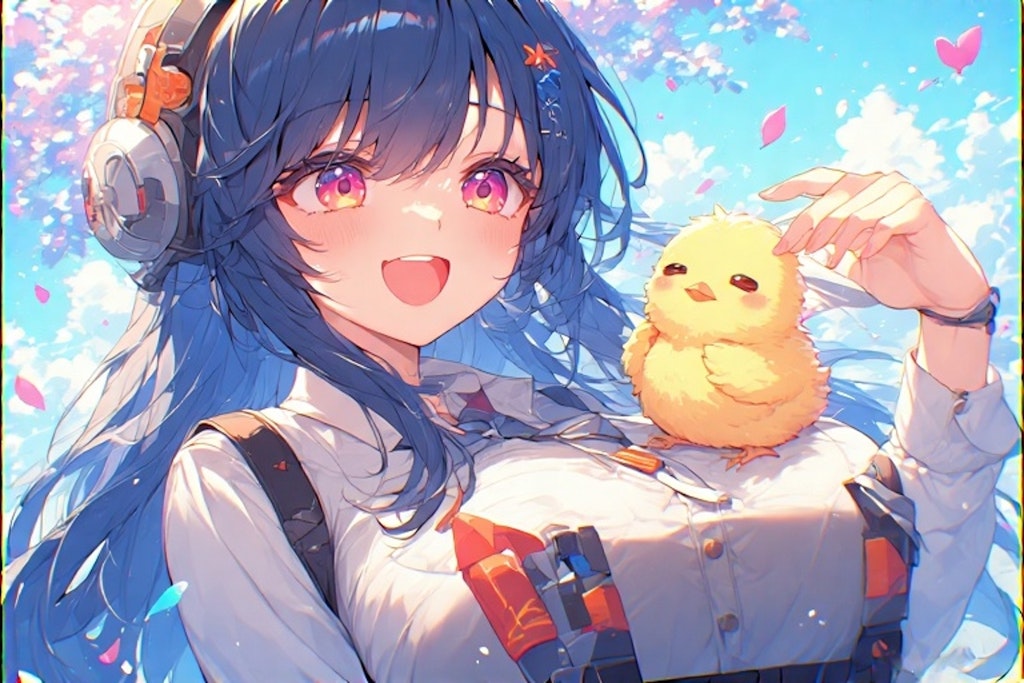 胸乗りひよこ