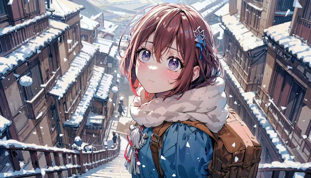 雪と少女34