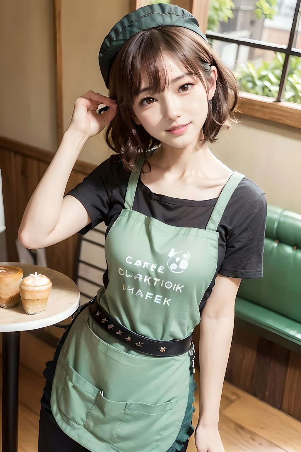 カフェ店員の佐藤さん