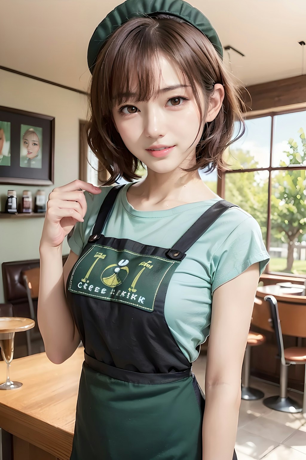 カフェ店員の佐藤さん