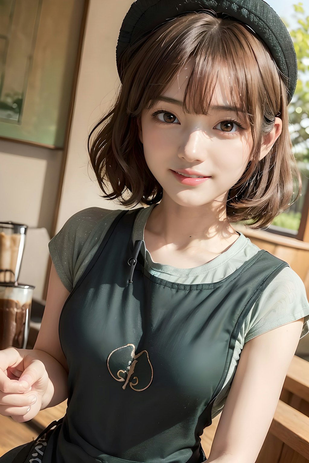 カフェ店員の佐藤さん