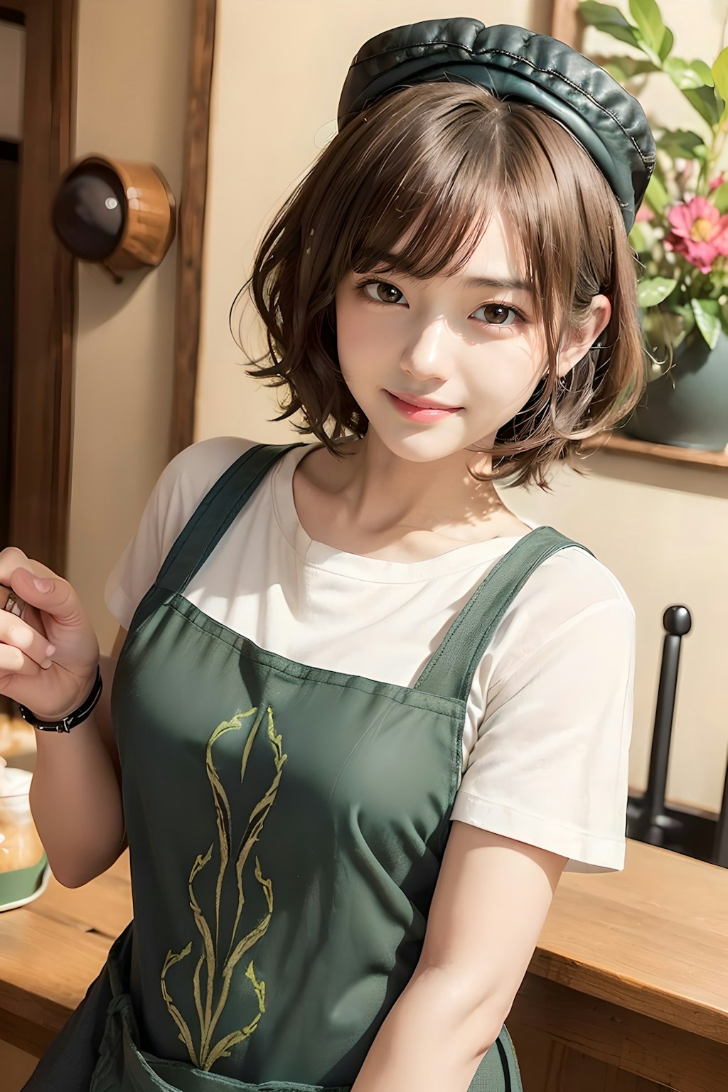 カフェ店員の佐藤さん