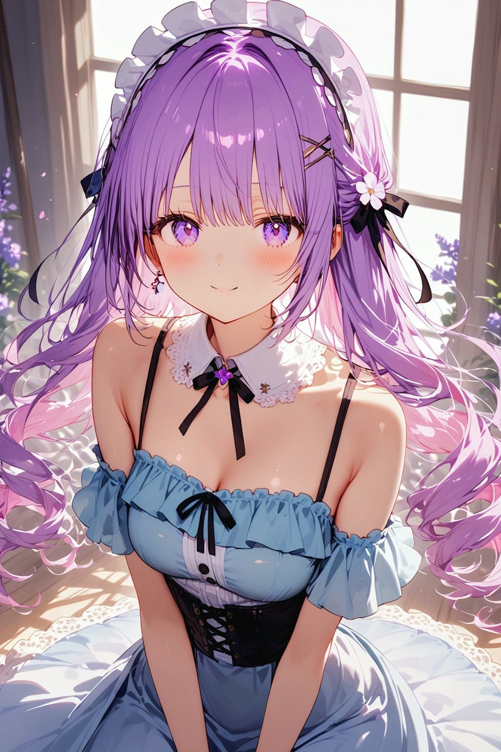 パープルな、メイド姉やん💜2