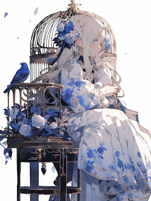 青い鳥と少女