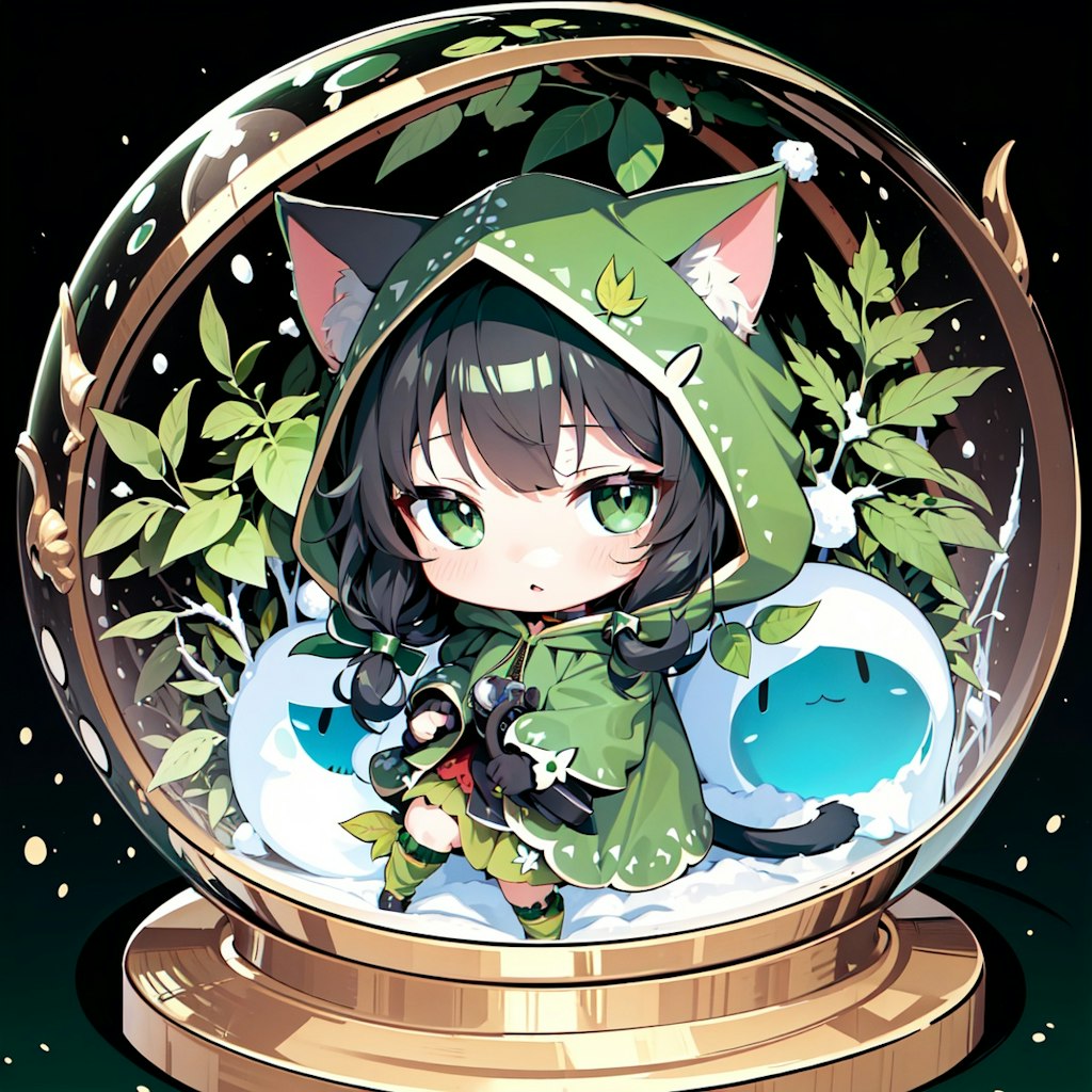 GREEN KITTEN TRIBE 60