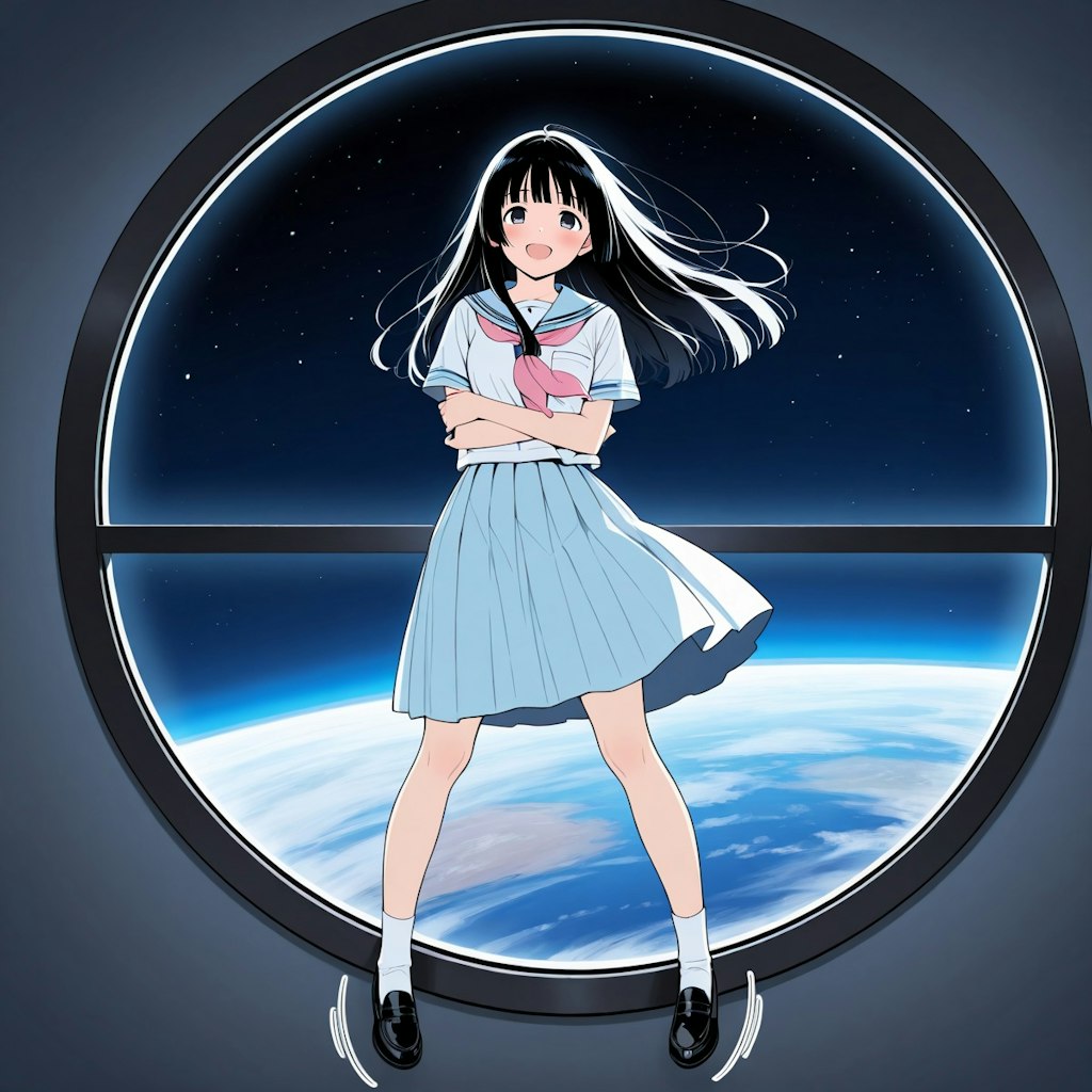 今日は無重力の日なので、うちの子無重力体験！
