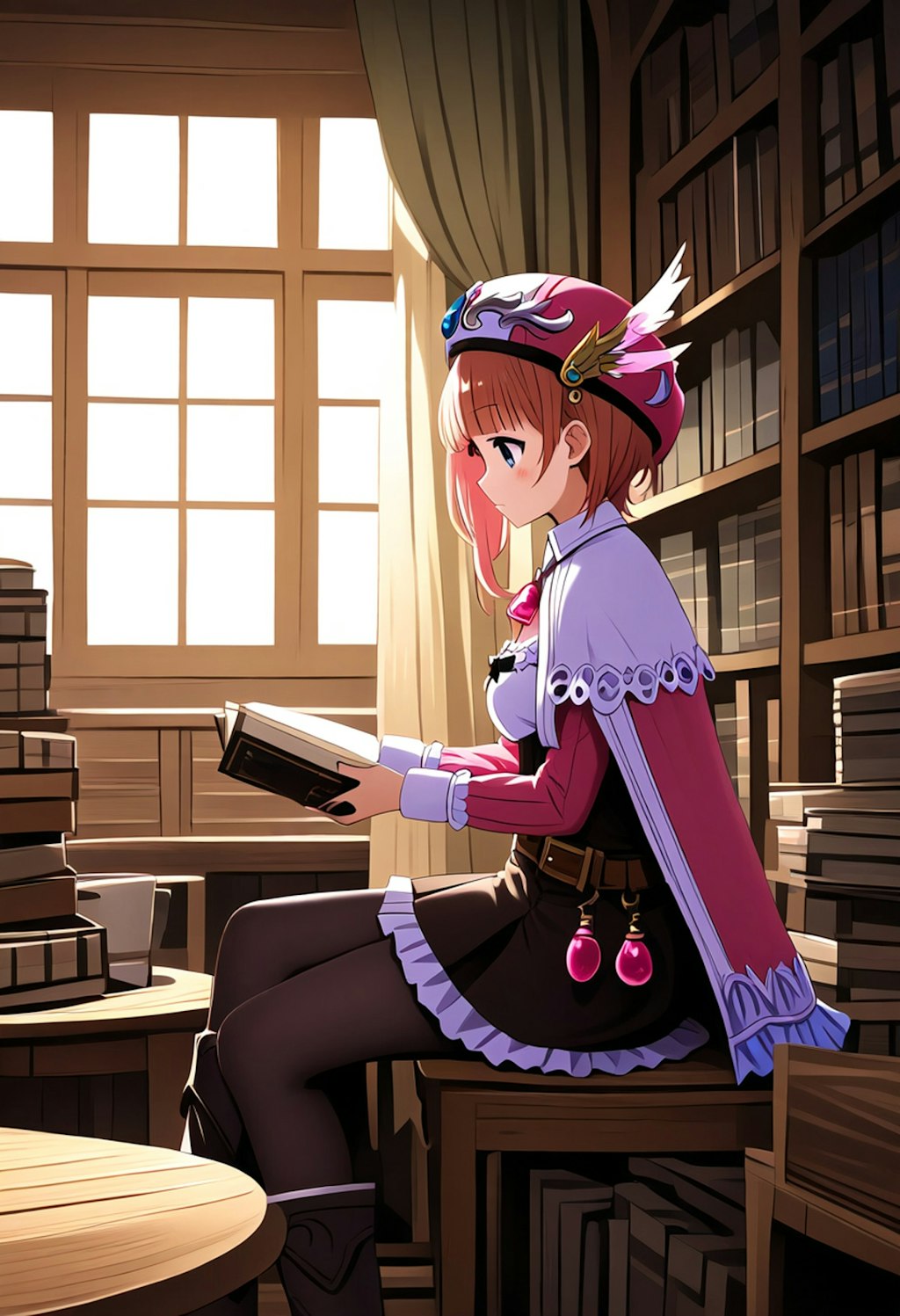 ロロナちゃん　読書