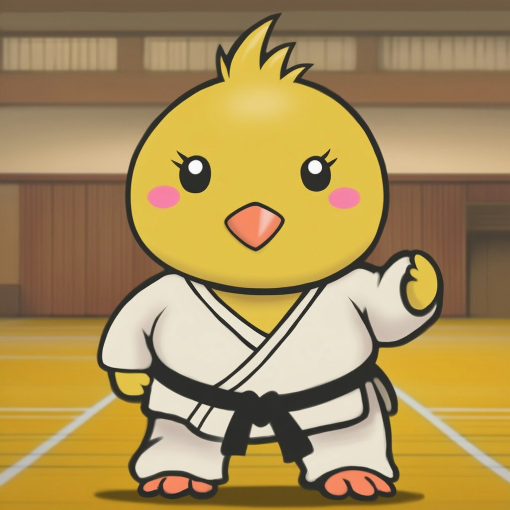 柔道部のひよこちゃん