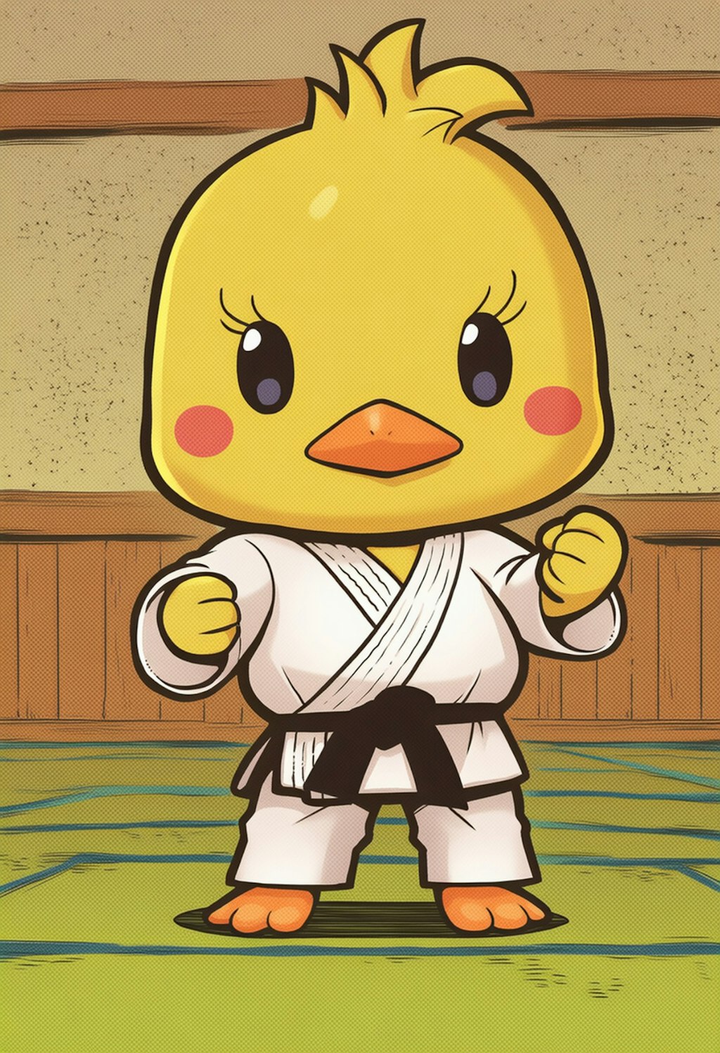 柔道部のひよこちゃん