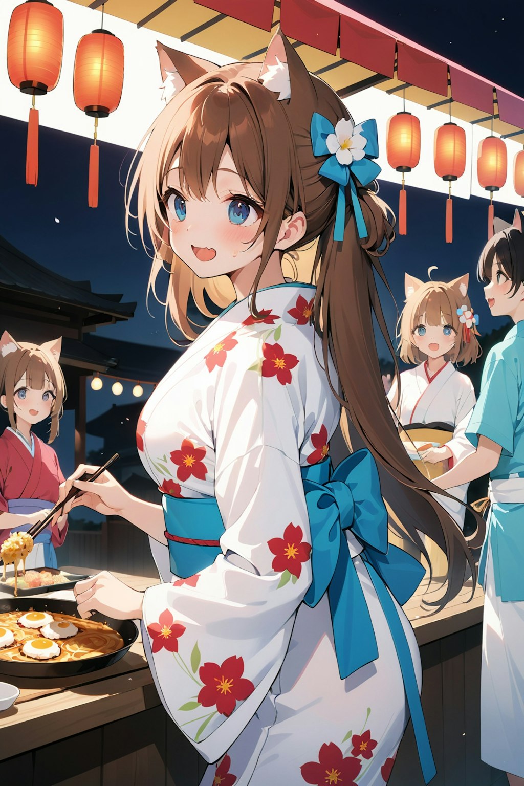 お好み焼き娘にゃ