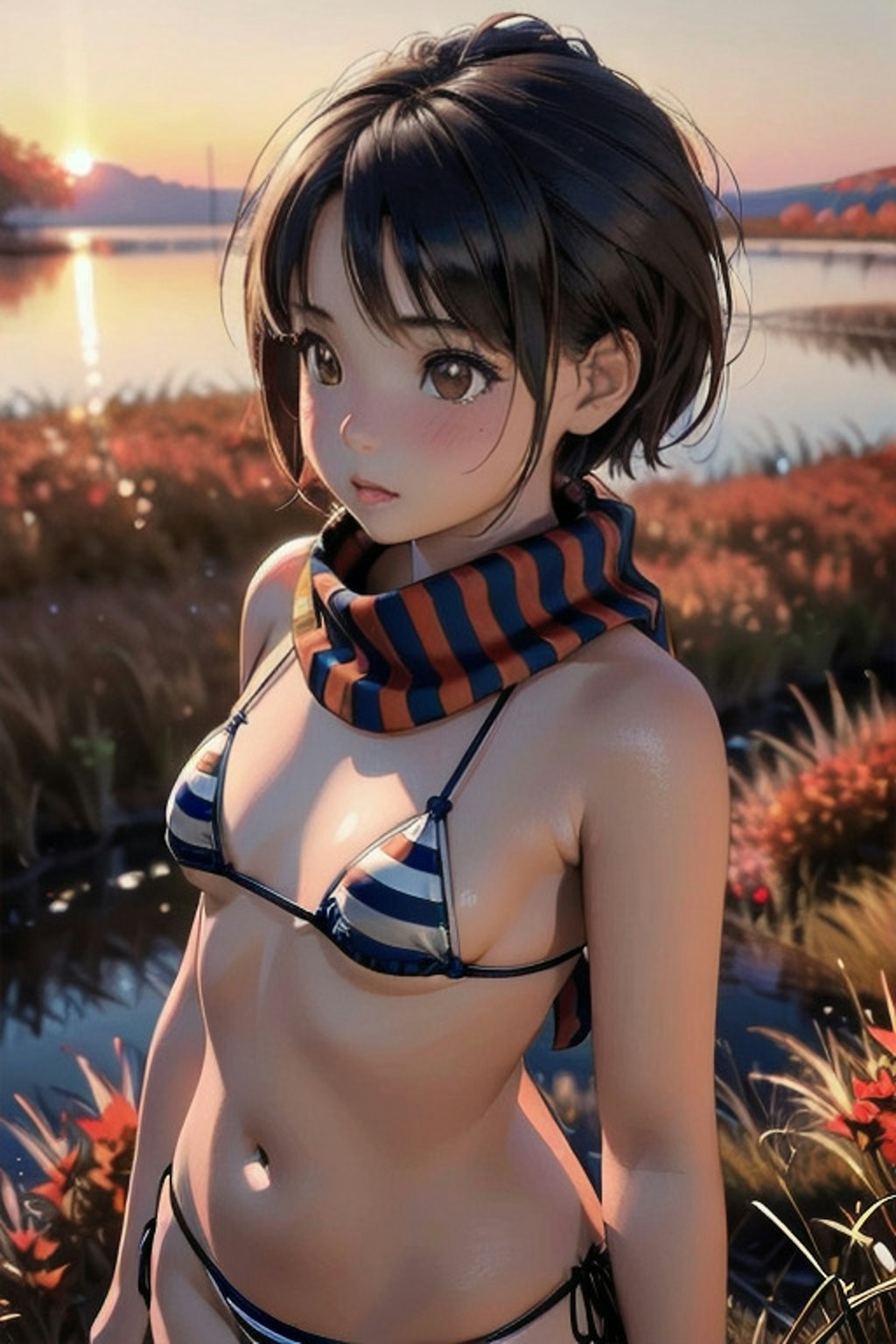 ビキニとマフラー👙🧣🍁🍂#2