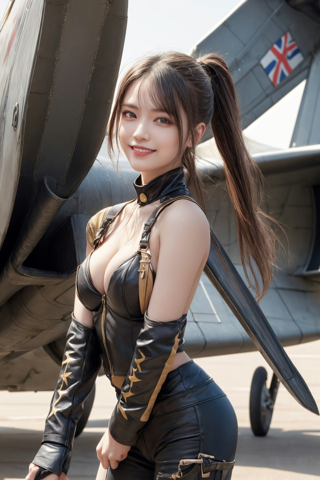 セクシーな戦闘機パイロット