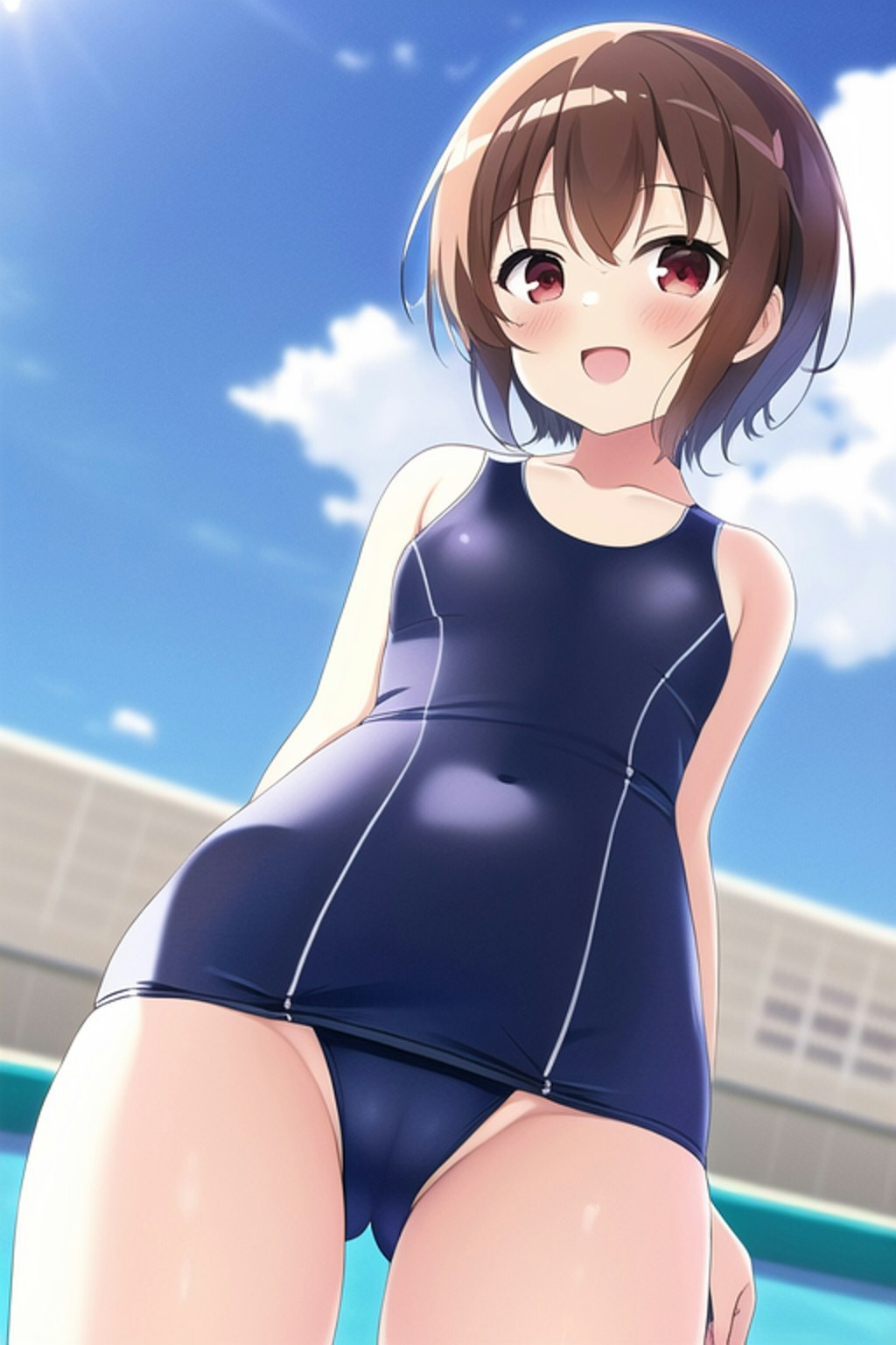 スク水の女の子