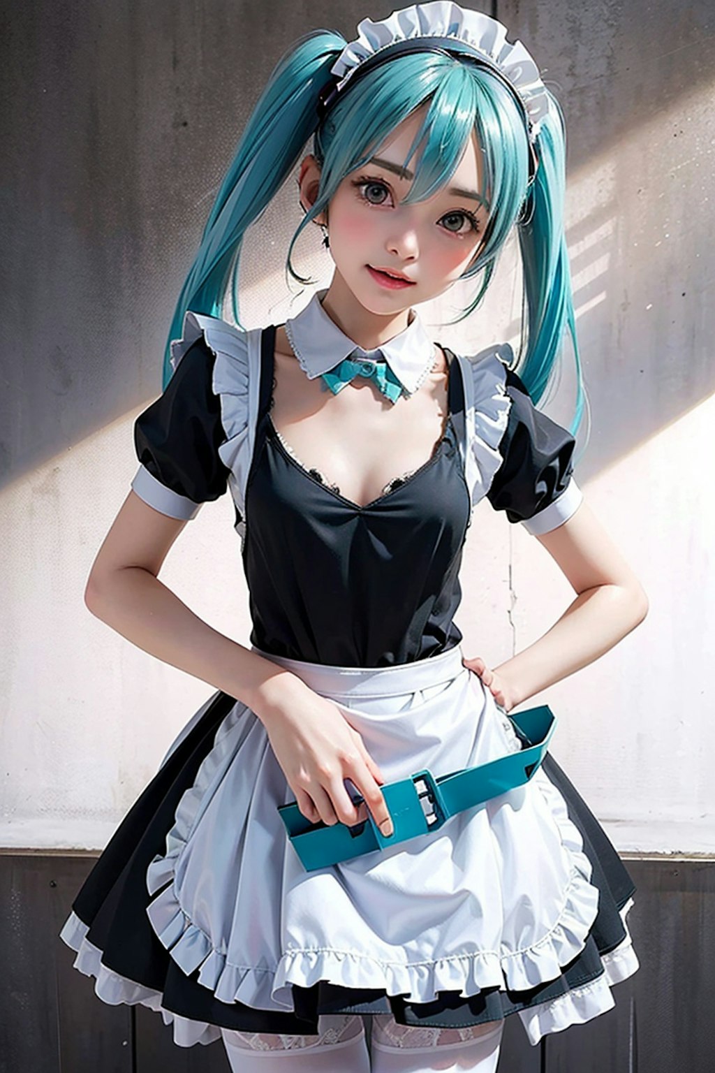 初音ミクです。011_メイド服