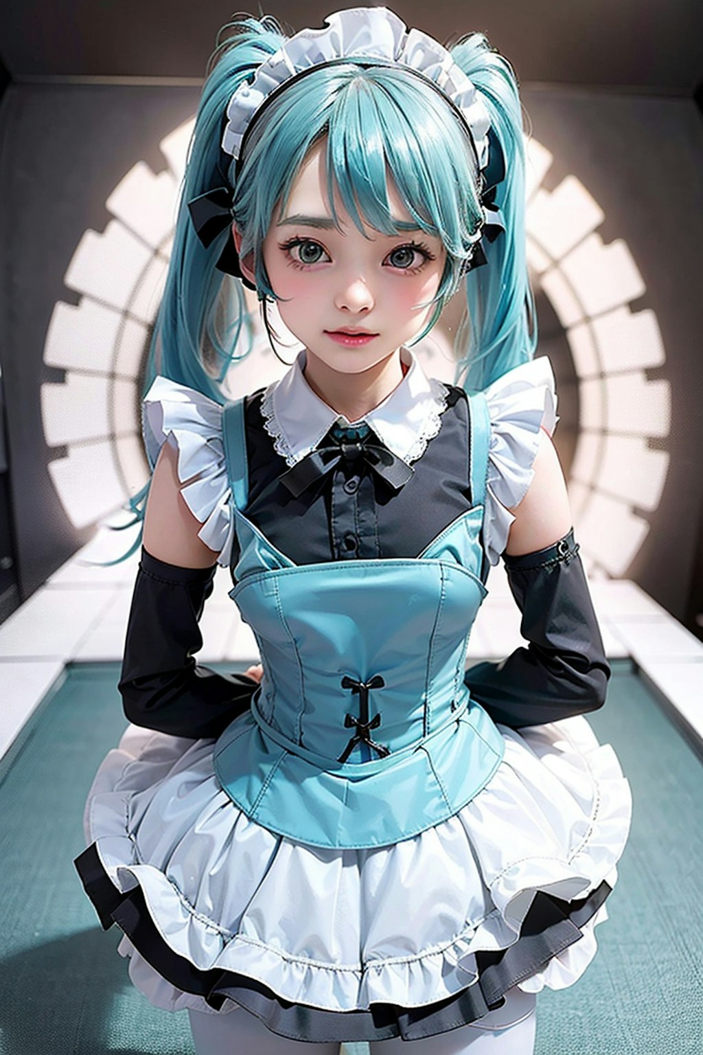 初音ミクです。011_メイド服