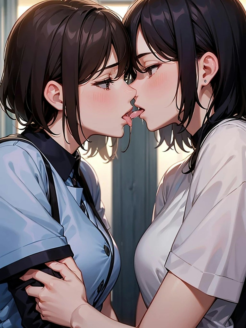 百合ナースのキス