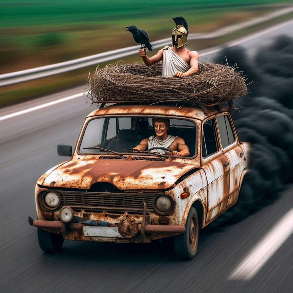 ギリ車。