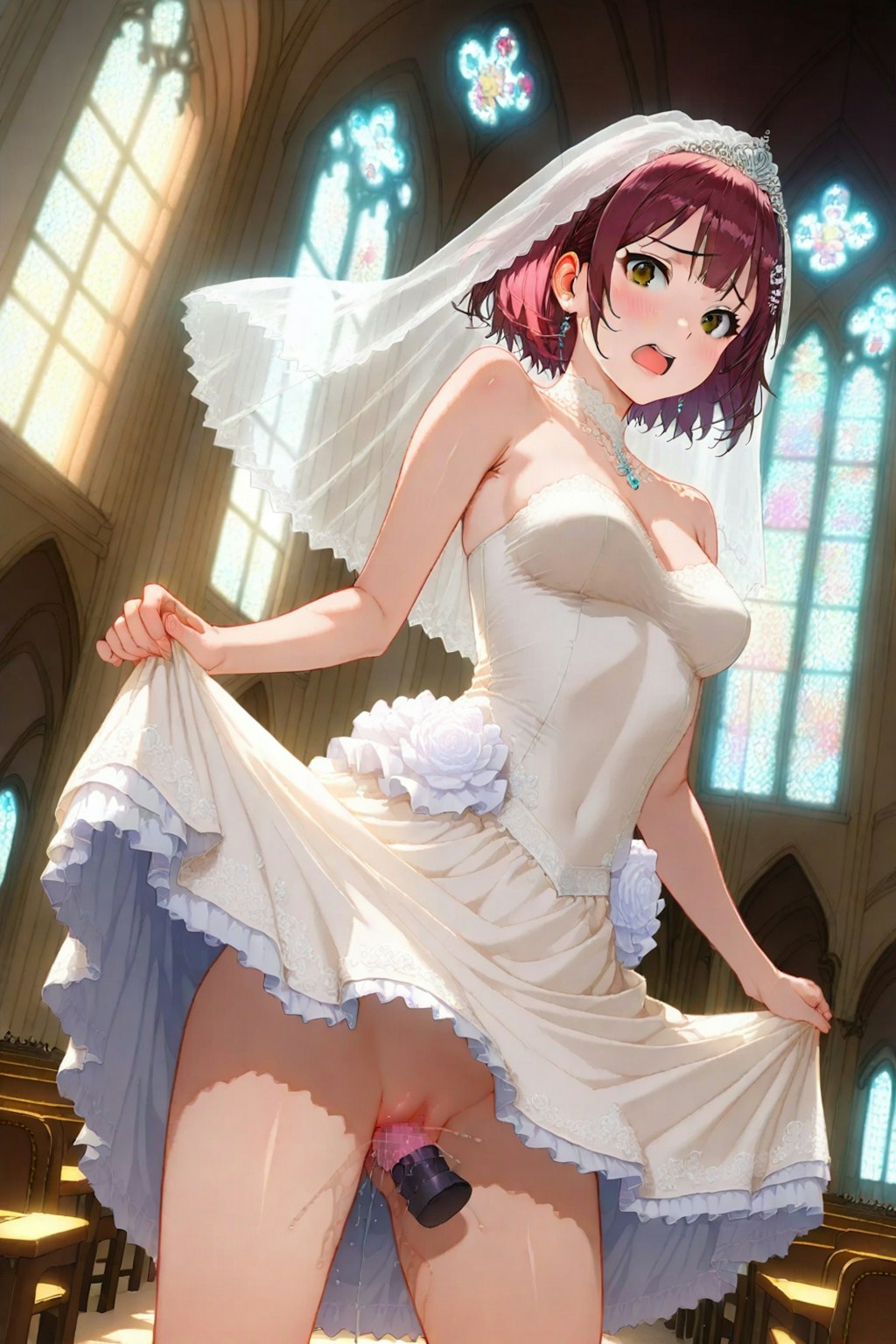 これいれて結婚式するの…？！