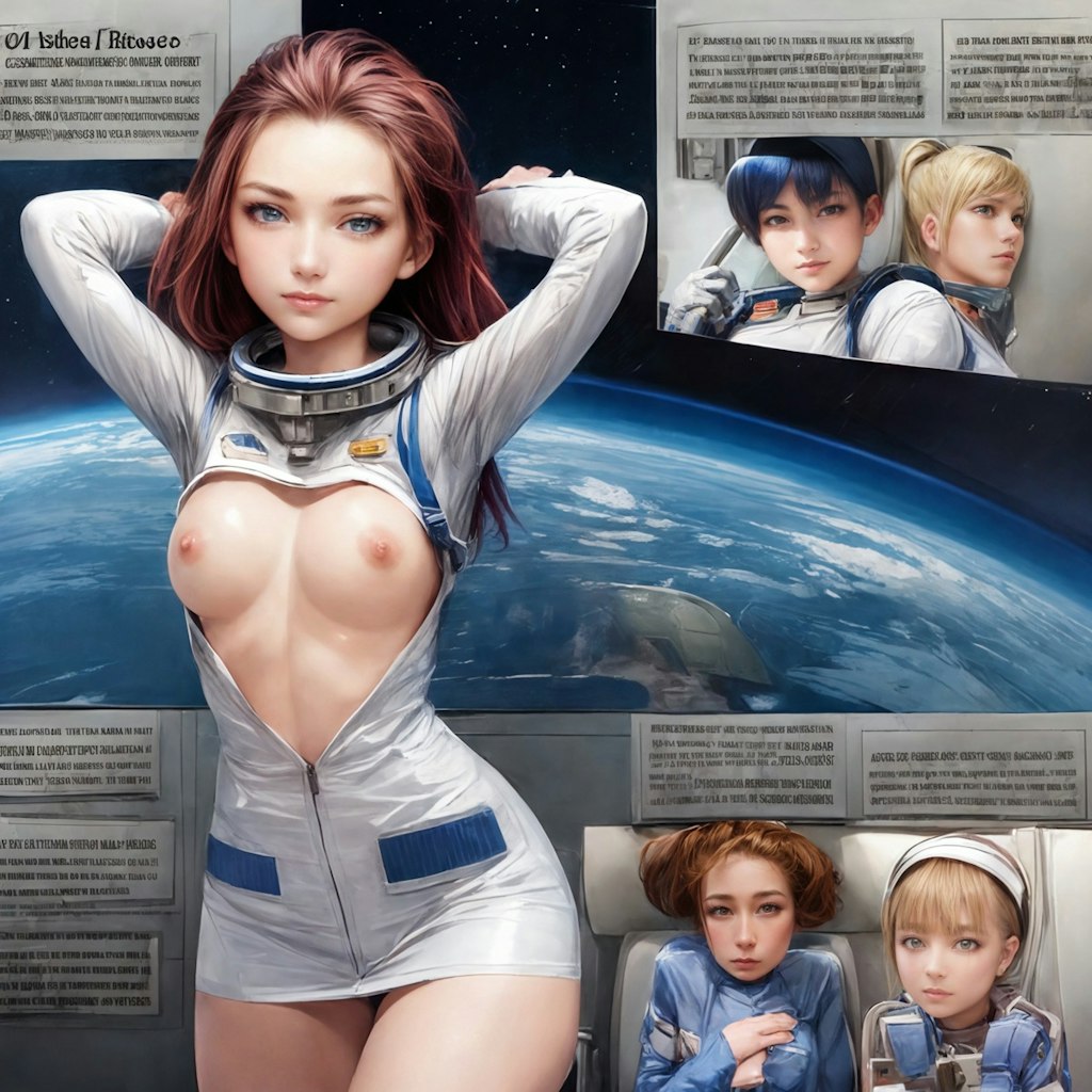 職業別セクシー&リアル美少女図鑑：宇宙飛行士特集