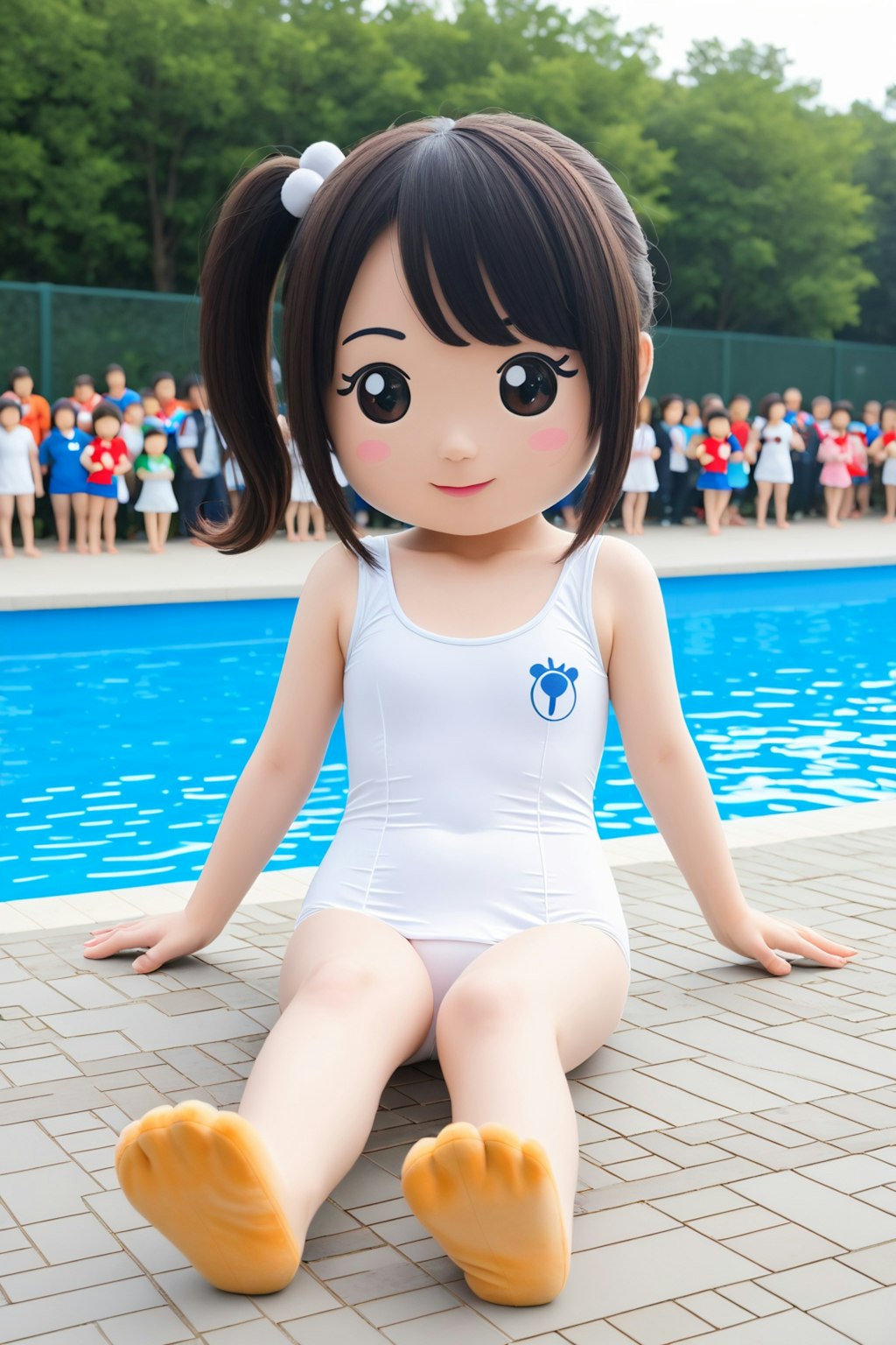 ゆるキャラの遅い夏休み