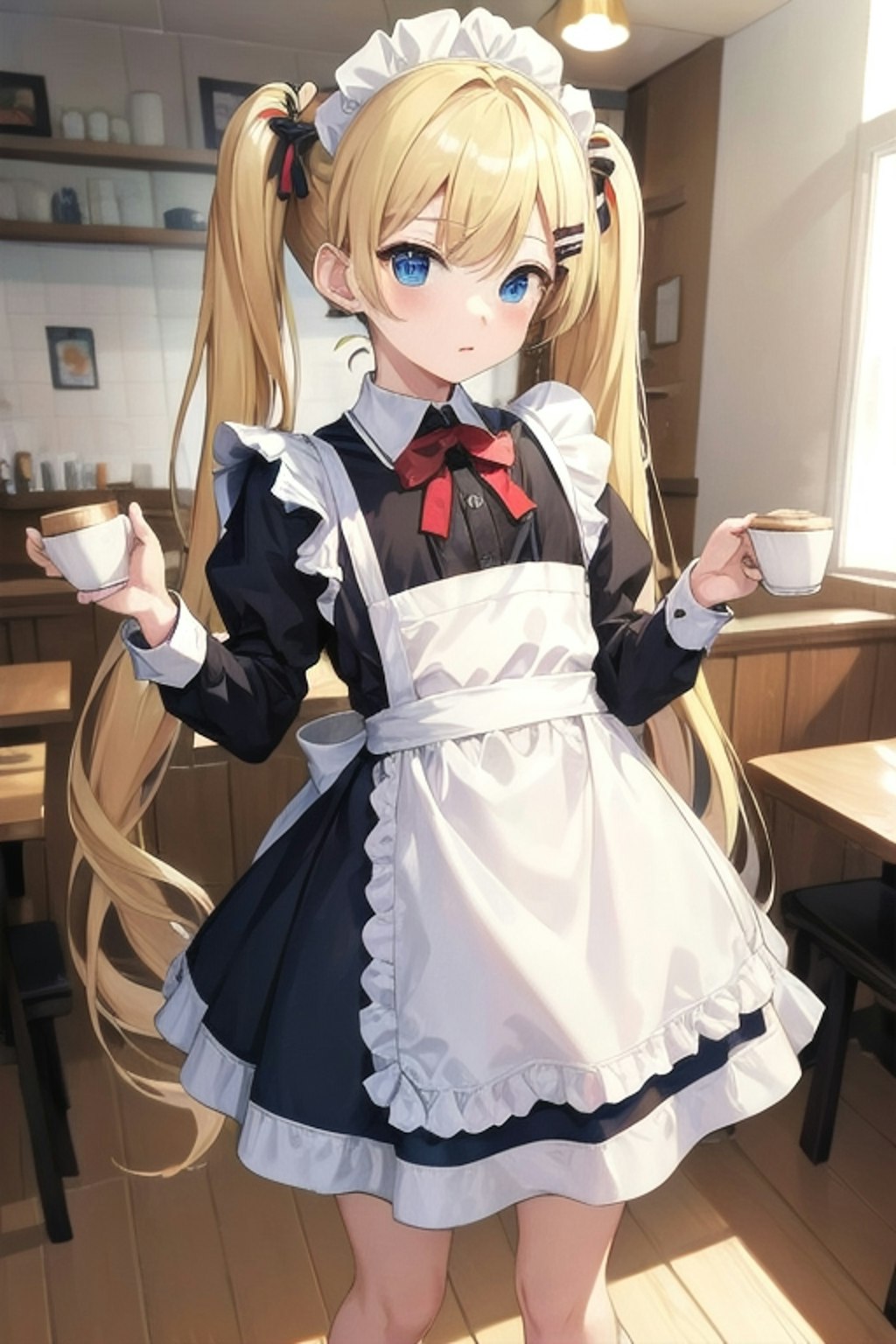 メイドカフェで働く男の娘