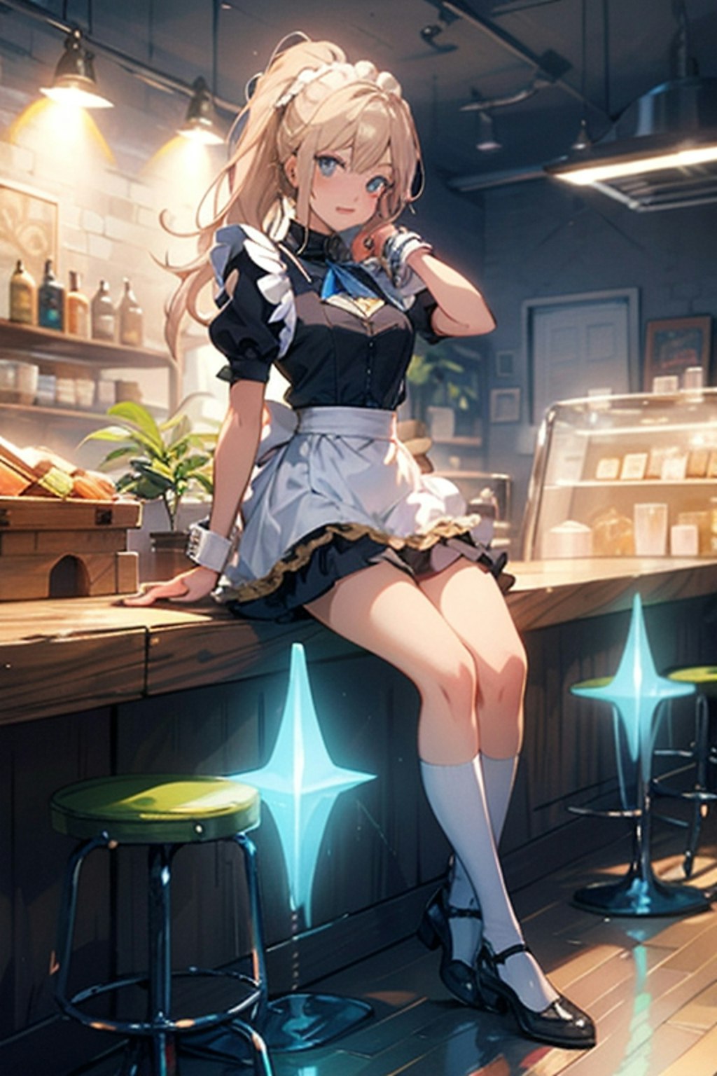 メイドカフェ「クリスタル」