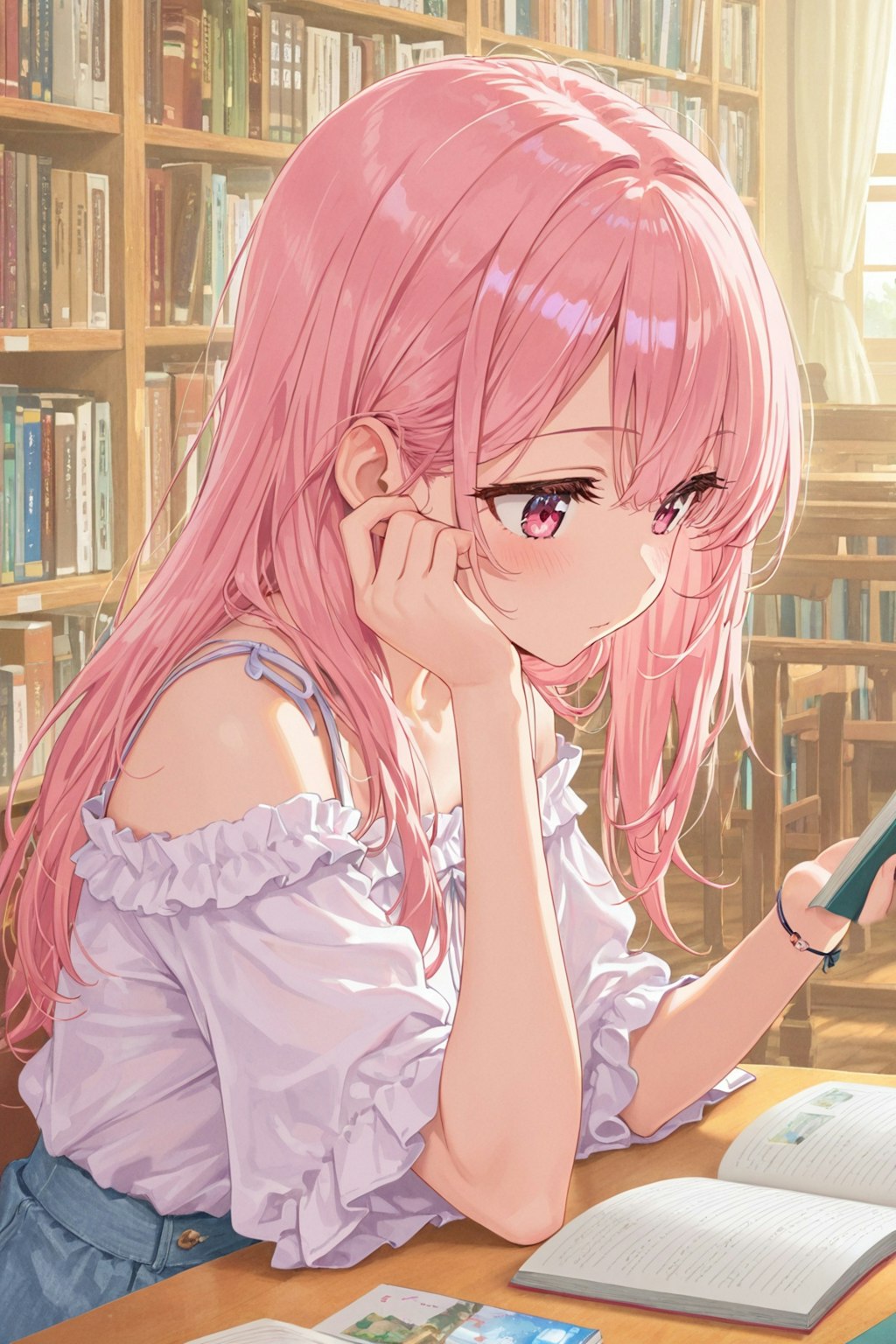 図書館でお勉強