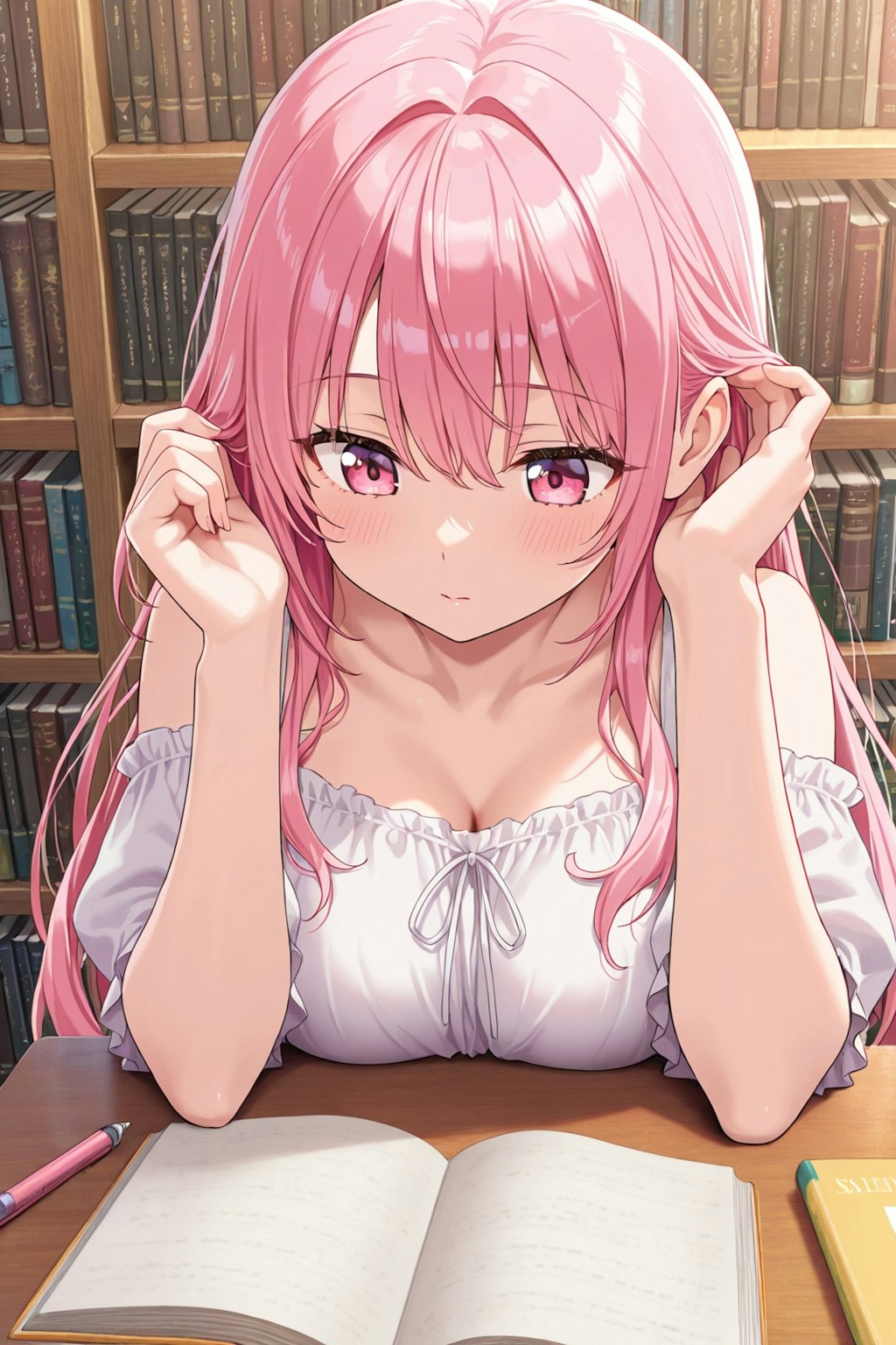 図書館でお勉強