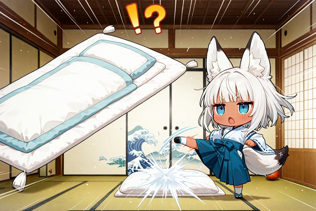 布団が吹っ飛んだ！(物理)
