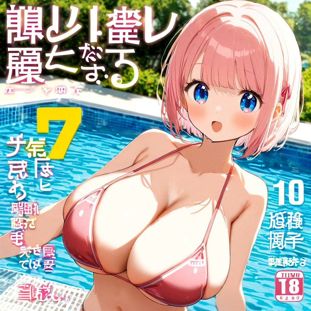 看板娘：マナ・テティス　雑誌の水着グラビア編