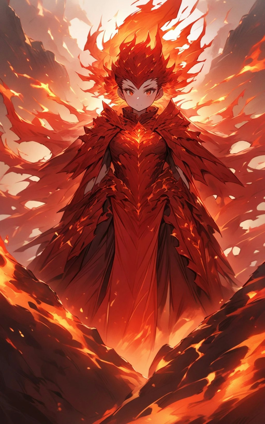 Scarlet Blaze, Warrior of Flames