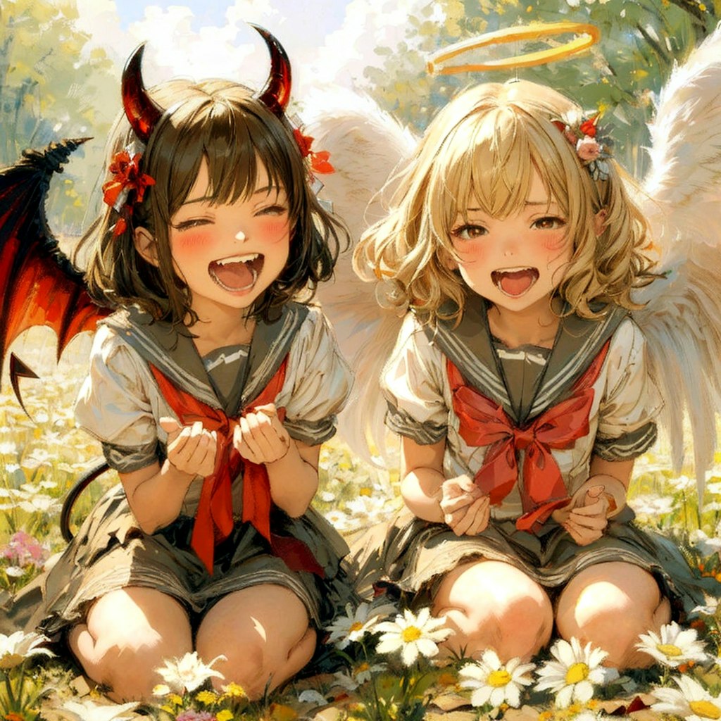 天使ちゃんと悪魔ちゃん (なかよくなし)