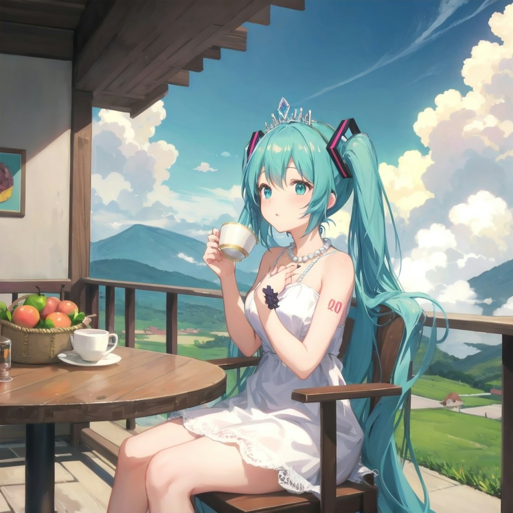 V4B　初音ミク　ティータイム