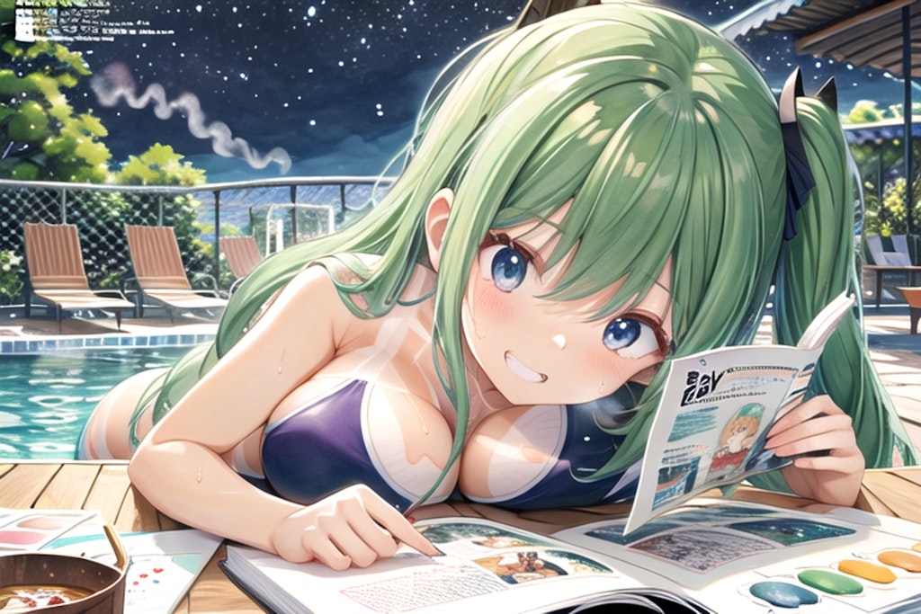 寝っ転がり読書💦💦