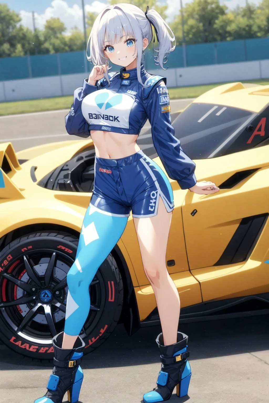 レースクイーン？