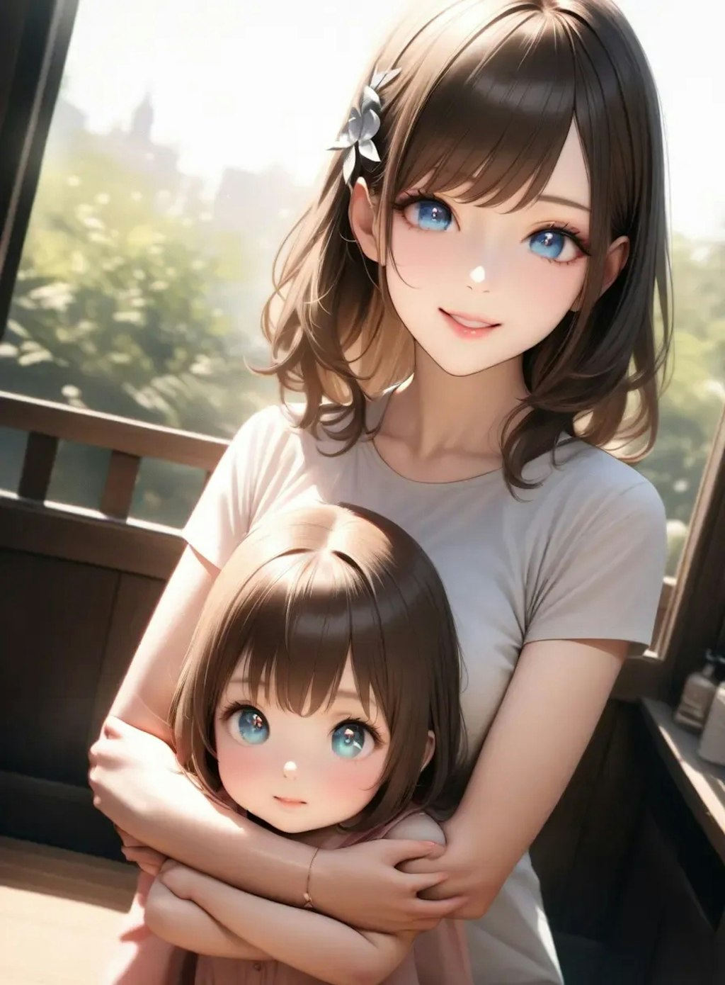 母と子2