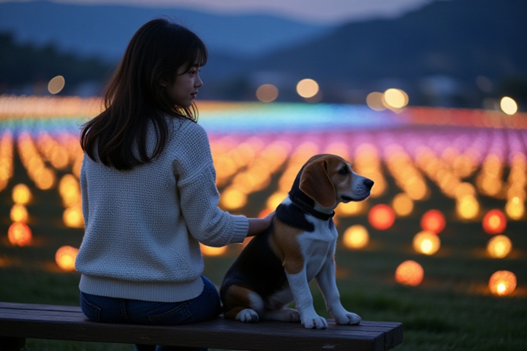 夜のお散歩