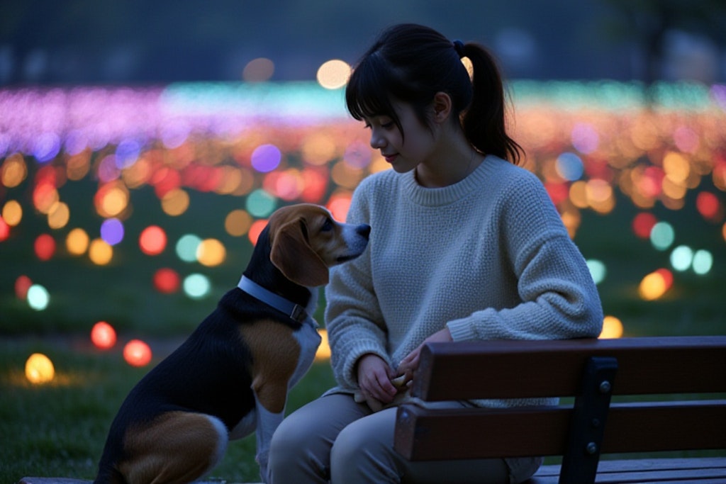 夜のお散歩