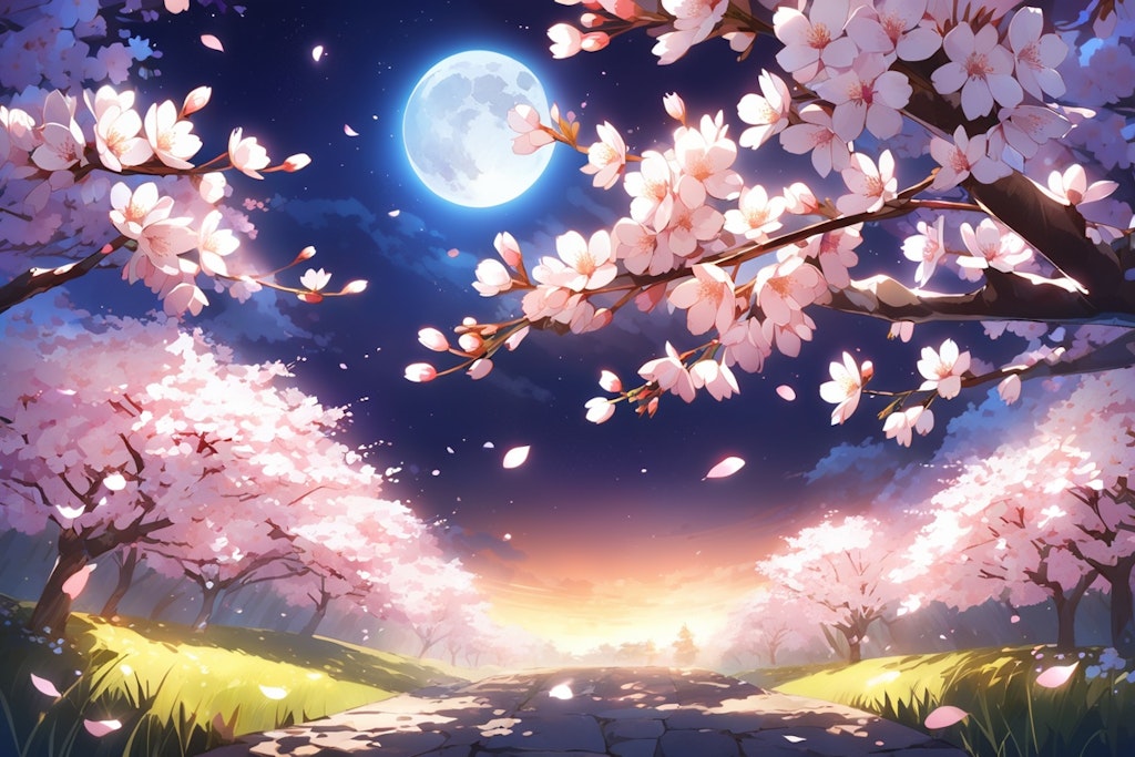 夜桜