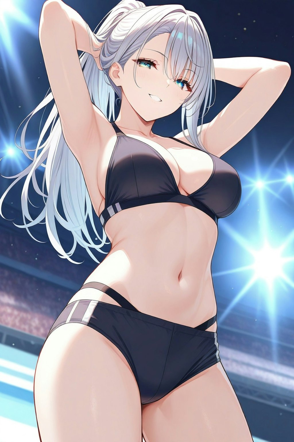 silver hair
