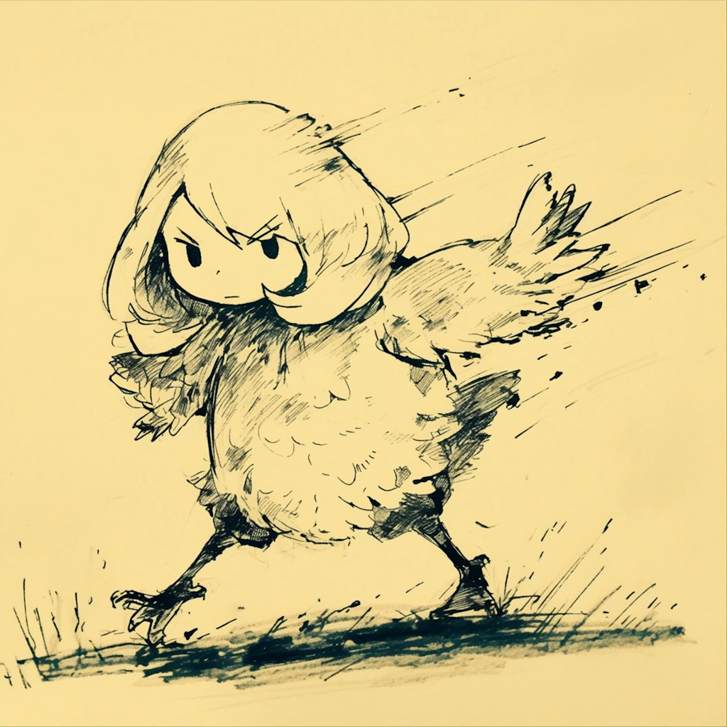 我、ひよこ也