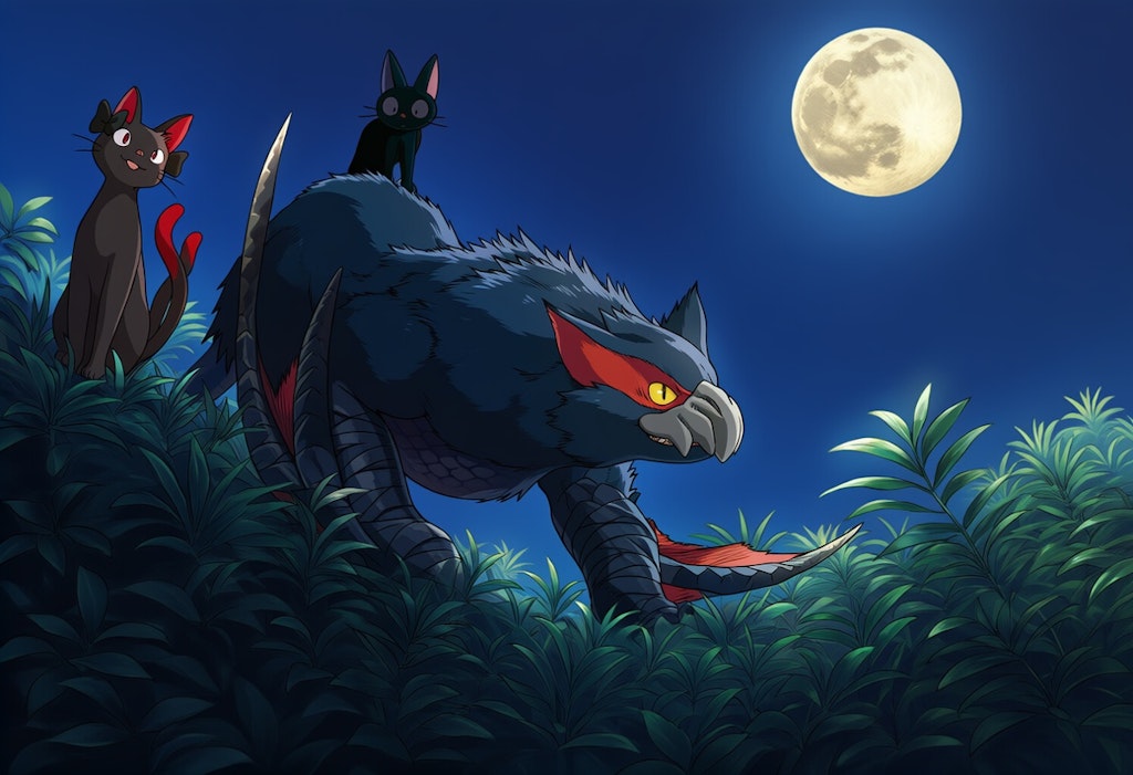 黒猫、黒猫　黒猫？