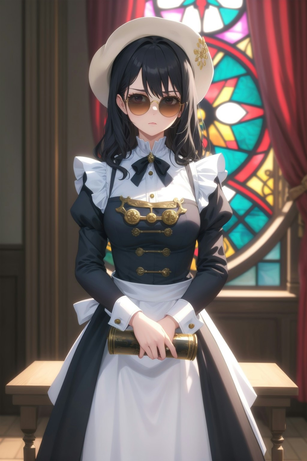 風水師ちゃんとメイド服