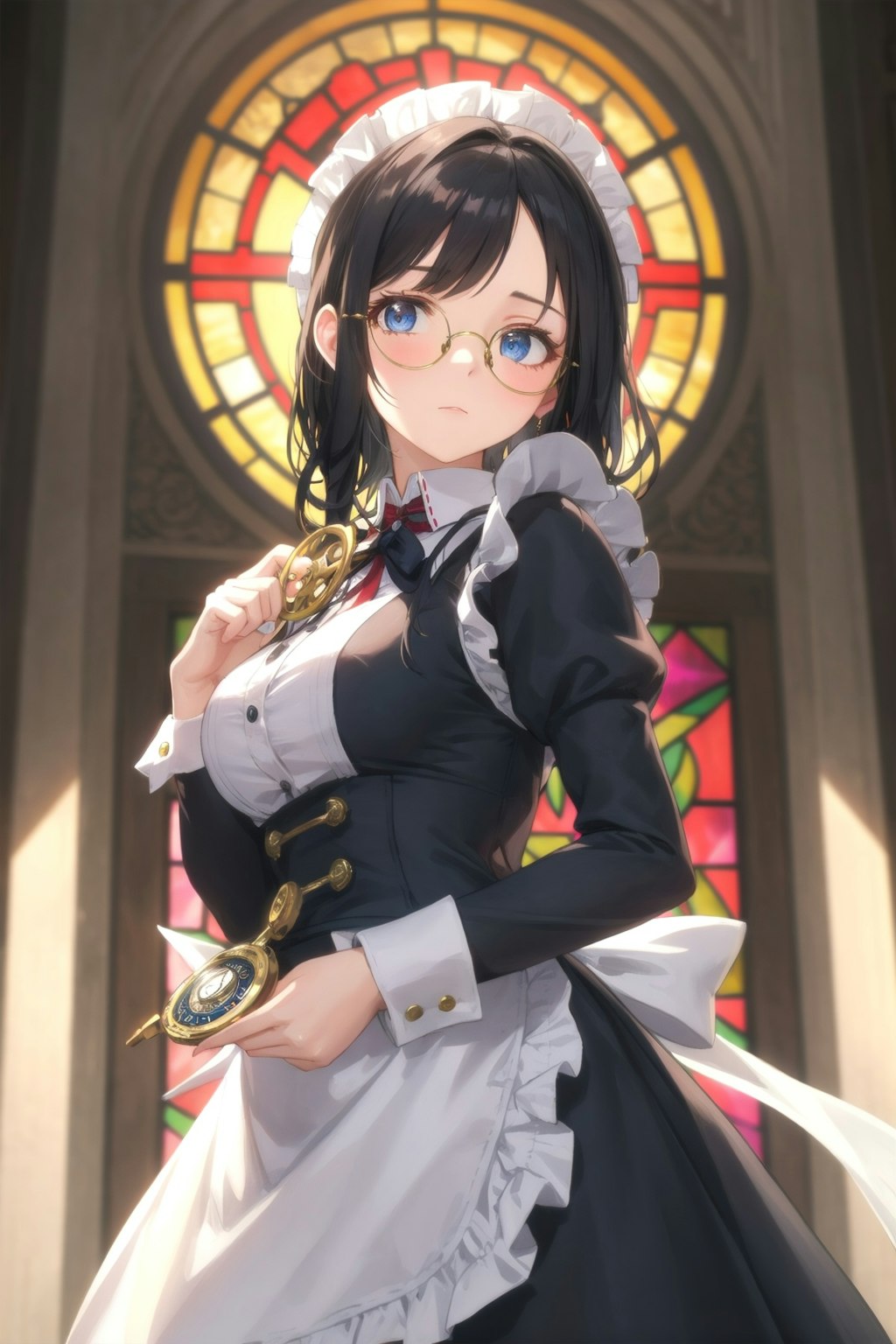 風水師ちゃんとメイド服