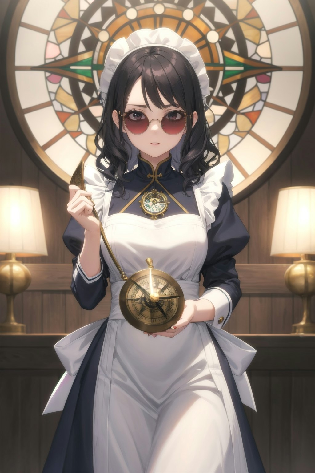風水師ちゃんとメイド服