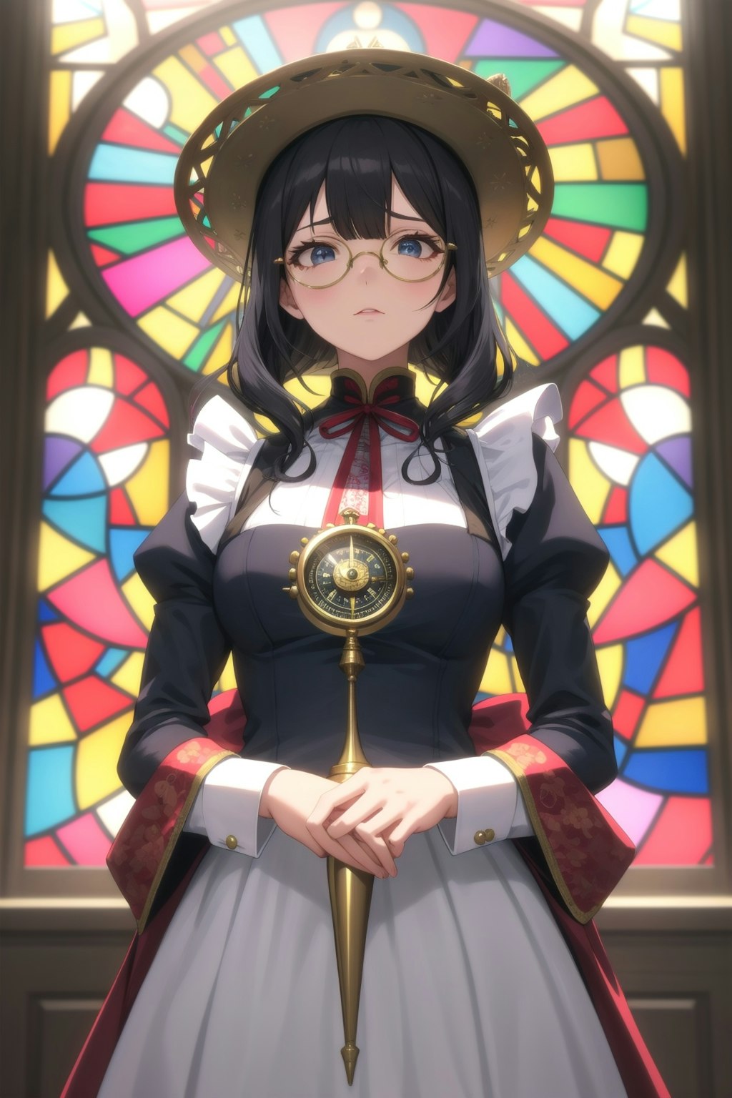 風水師ちゃんとメイド服