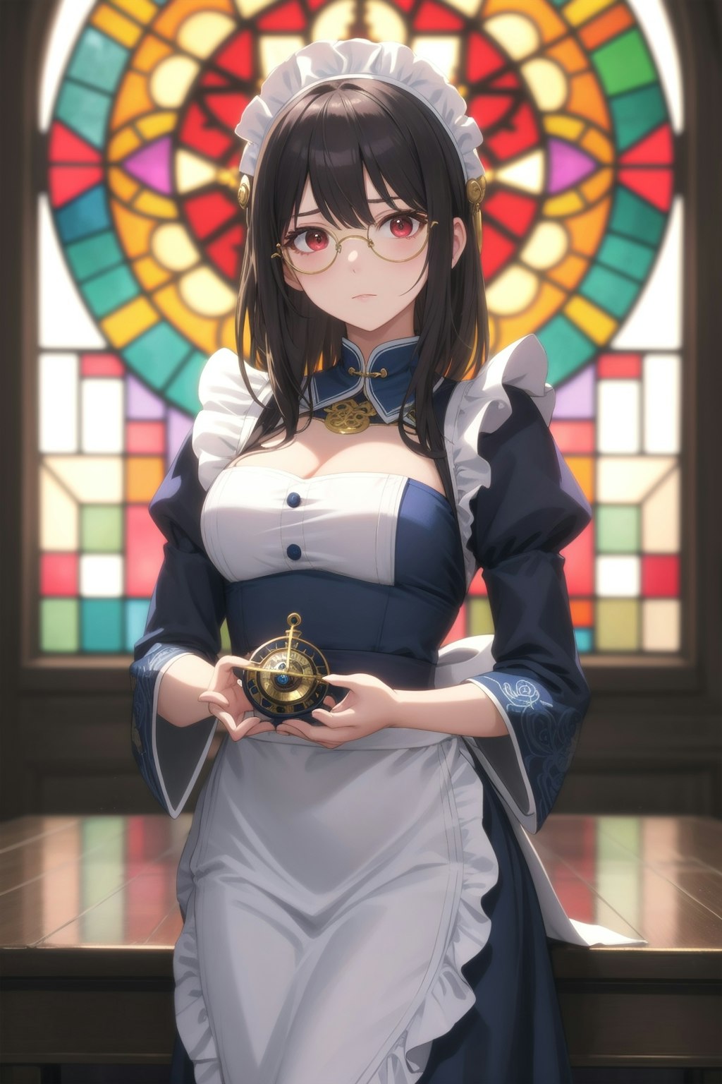 風水師ちゃんとメイド服