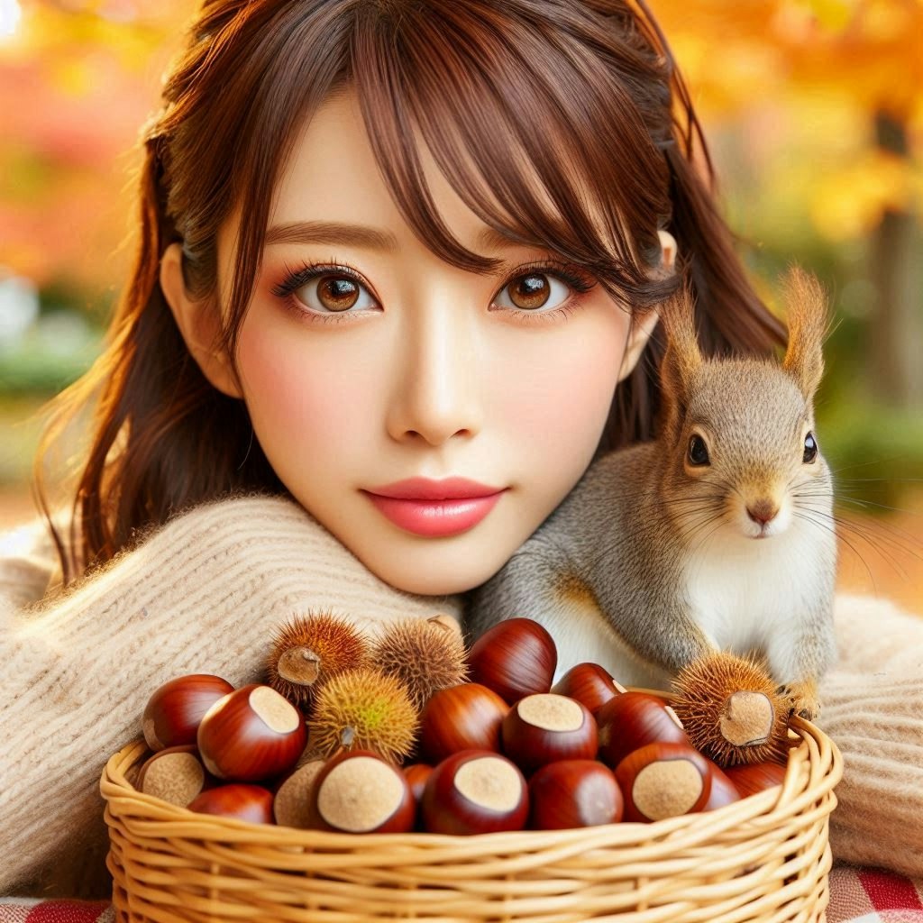 chestnut and squirrel