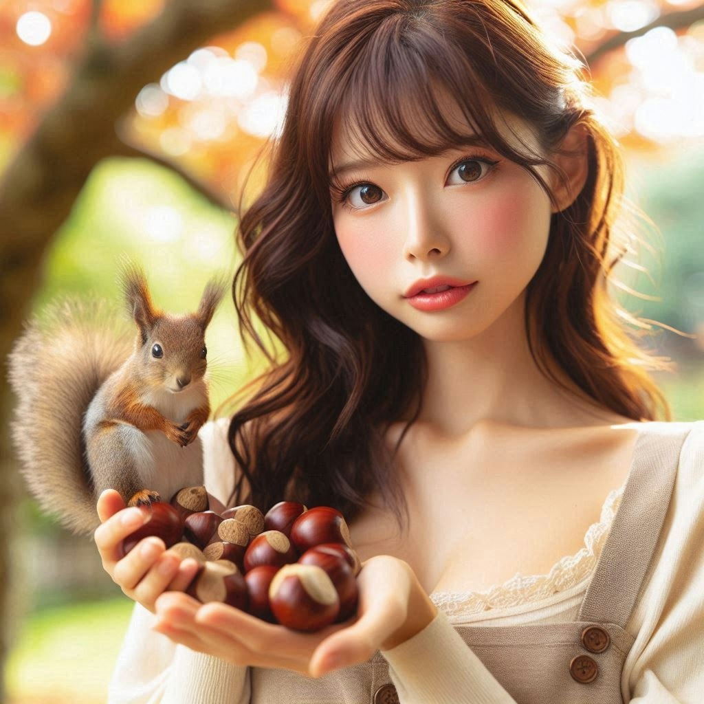 chestnut and squirrel