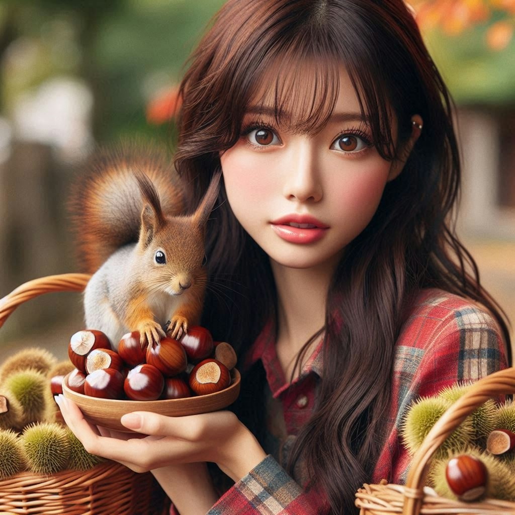 chestnut and squirrel